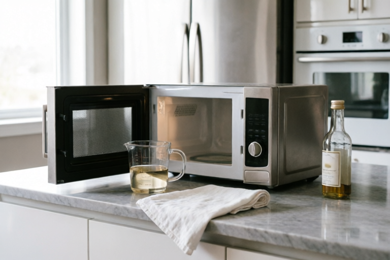 How to Clean Your Microwave with Just Vinegar and Water
