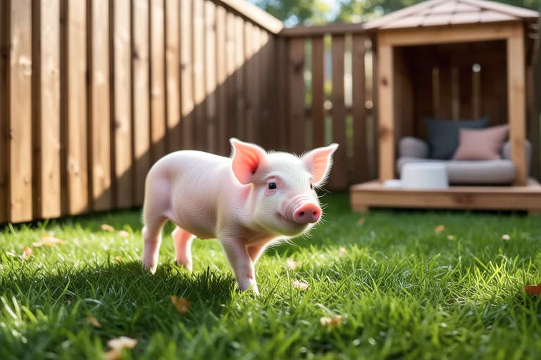 Mini Pig Living Spaces: Designing the Perfect Home for Your Tiny Companion