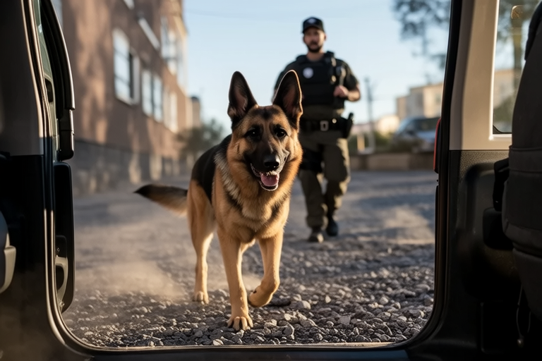 A Day in the Life of a Working German Shepherd: From Home to Duty