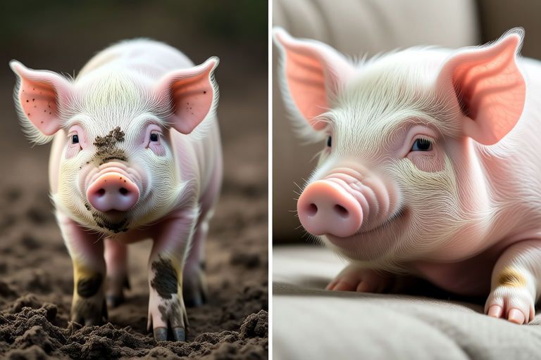 From Wild Boar to Couch Potato: The Journey of Mini Pigs