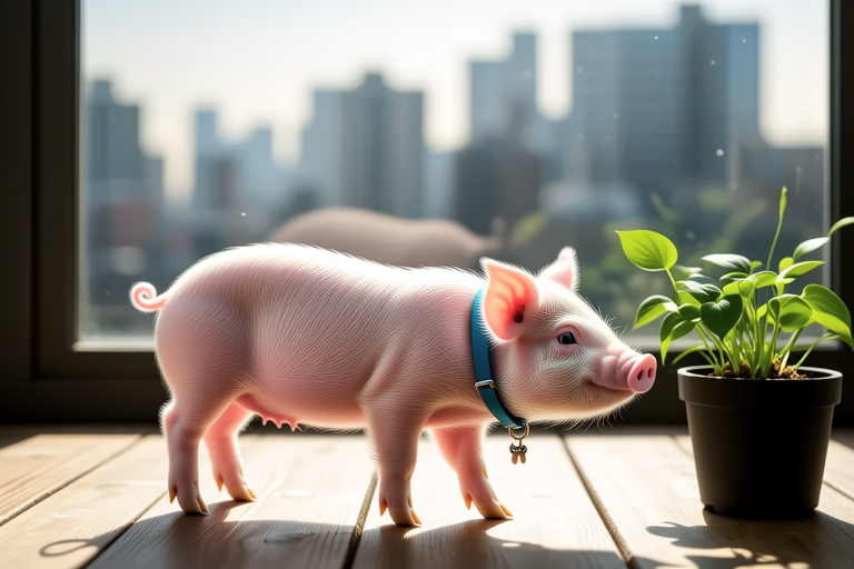 Mini Pigs in Urban Life: Tips for City Pet Parents